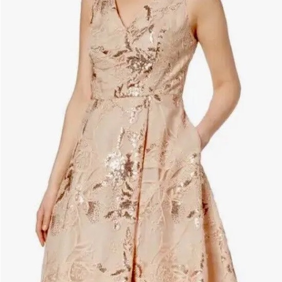 Calvin Klein Sleeveless High Low Gown - Picture 5 of 8